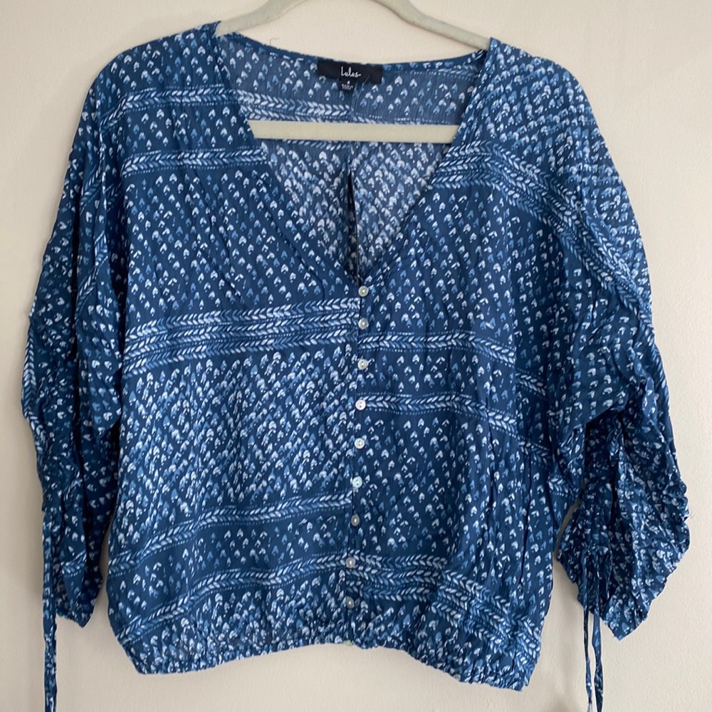 Lulu’s Boho Button up blouse